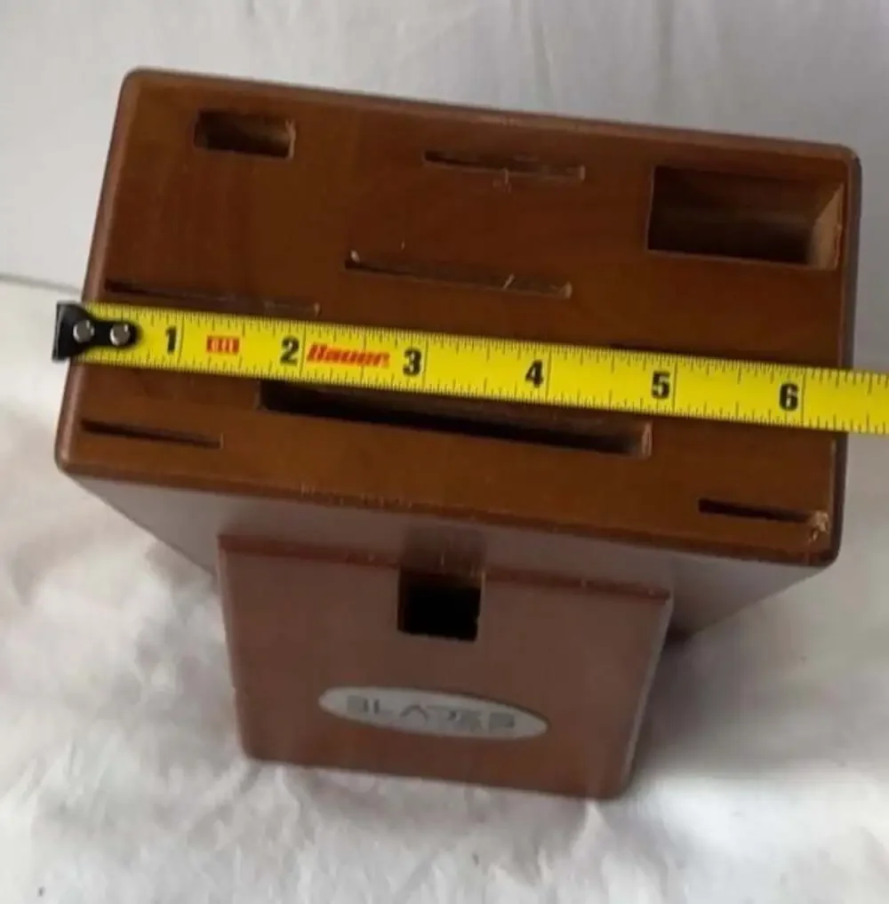 Blades by Rick Maurer Wooden Knife‎ Block Storage Stand